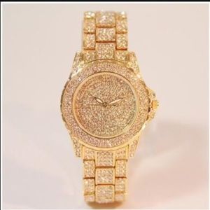 New Bee Sister Women Luxury Gold Tone Watch